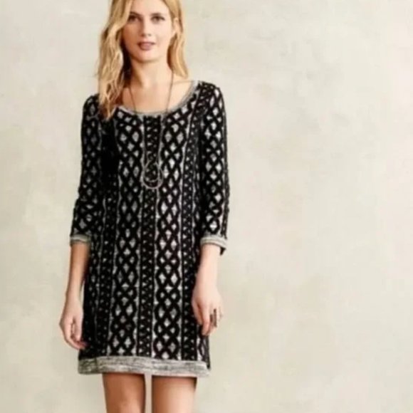 ANTHROPOLOGIE / MOTH Sweater Dress Sz S - Picture 6 of 7